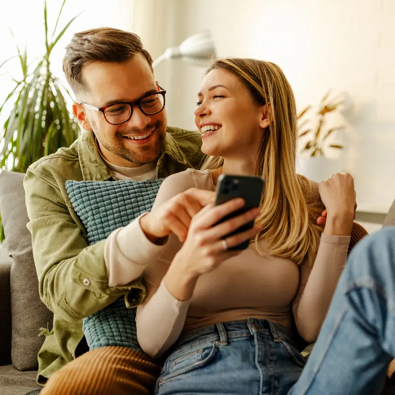 Couple discussing the timing of selling their Richmond property