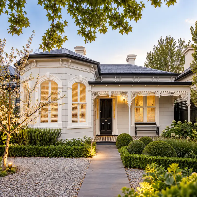 Restored Victorian villa in Armadale representing property management by Clements International
